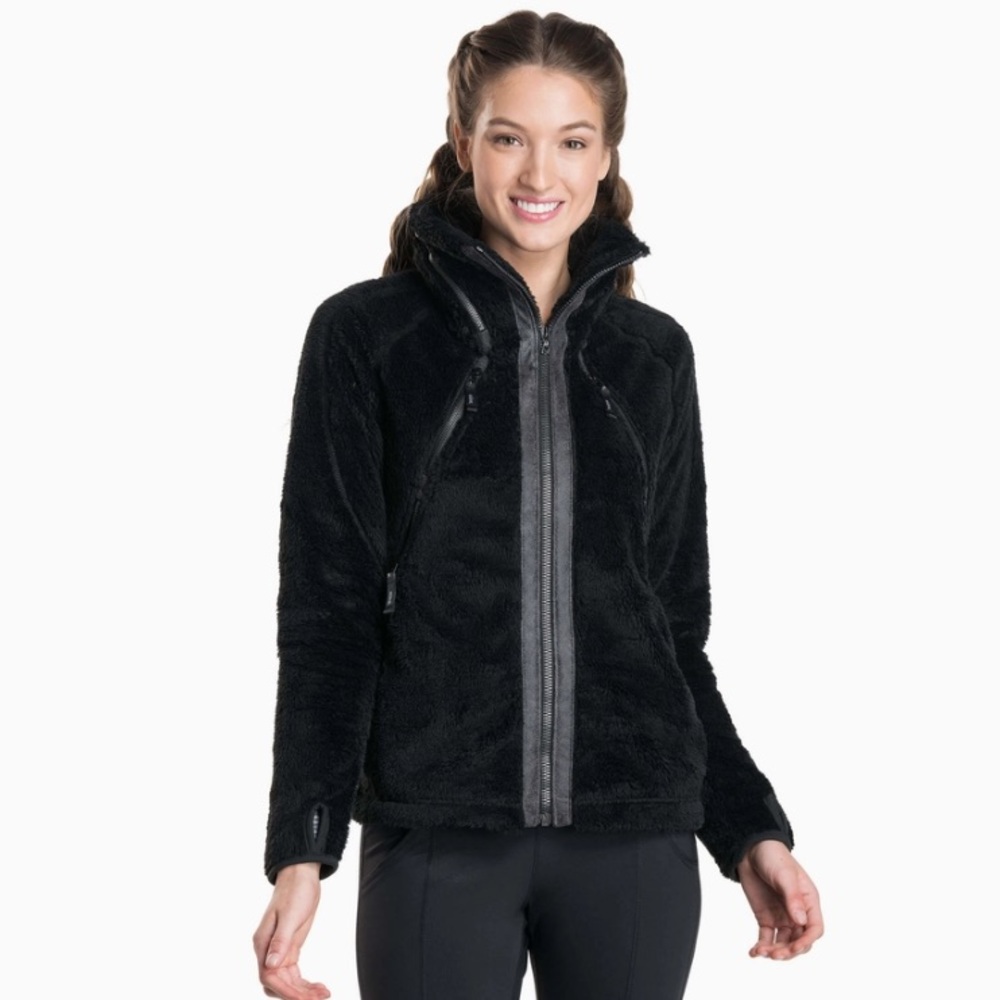 KUHL Sherpa Flight Jacket in black size small like new condition